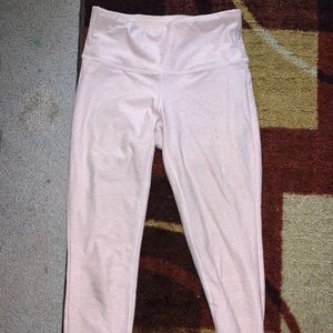 Light pink New Balance workout leggings